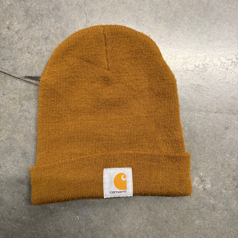 Carhartt A18 BRN Acrylic Watch Hat Beanie Brown One Size OSFA